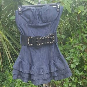 NWOT Jean Dress by San Julian with belt